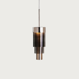 A-Spire Pendant Smoke Grey Silver